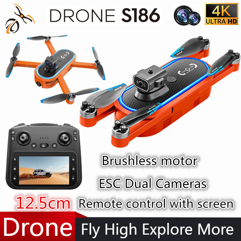 Drone Camera Professional - 2025 S186 Drone Professionele 4K HD