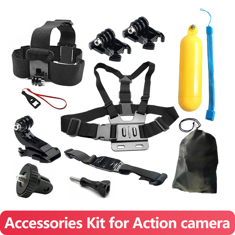 Drone Camera Action - Accessoireset Borst- en Hoofdband Bevestiging Drijvende