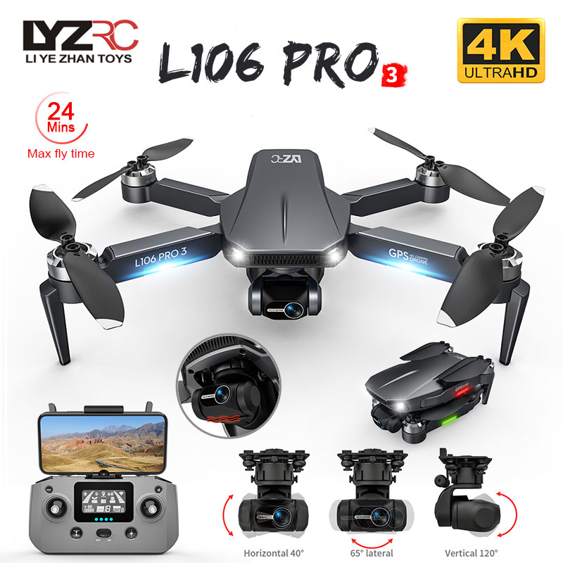 Drone Camera Professional - L106 Pro 3 Drone 5G WIFI